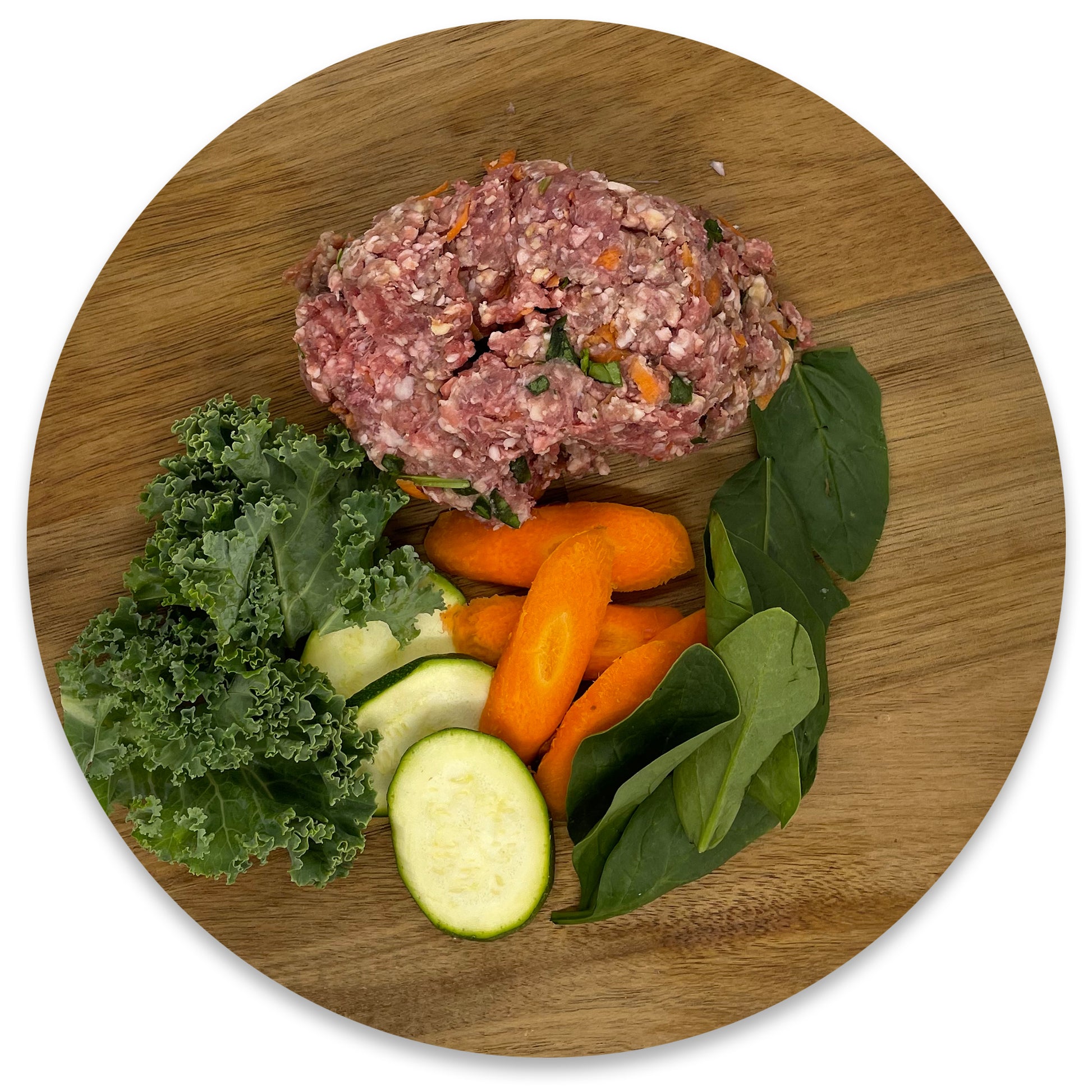 Raw Free Range Lamb Mince with Vegetables