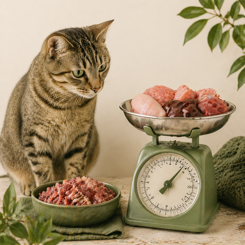 Raw Cat Food Calculator
