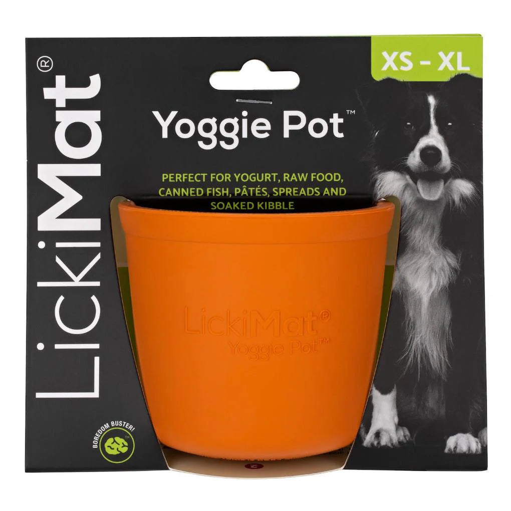 LickiMat® Lickimat Yoggie Pot Slow Feeder Dog Bowl - random colour