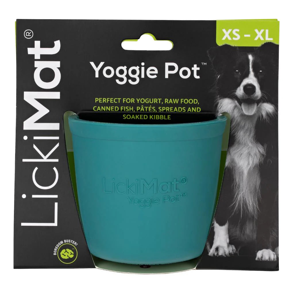 LickiMat® Lickimat Yoggie Pot Slow Feeder Dog Bowl - random colour
