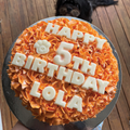 Medium Deluxe Dog Birthday Cake