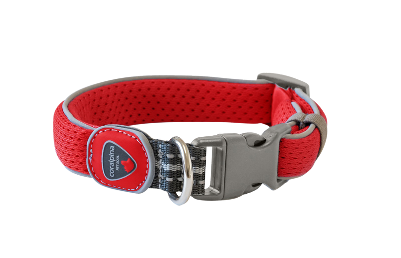 Coralpina Cinquetorri Dog Collar - Red