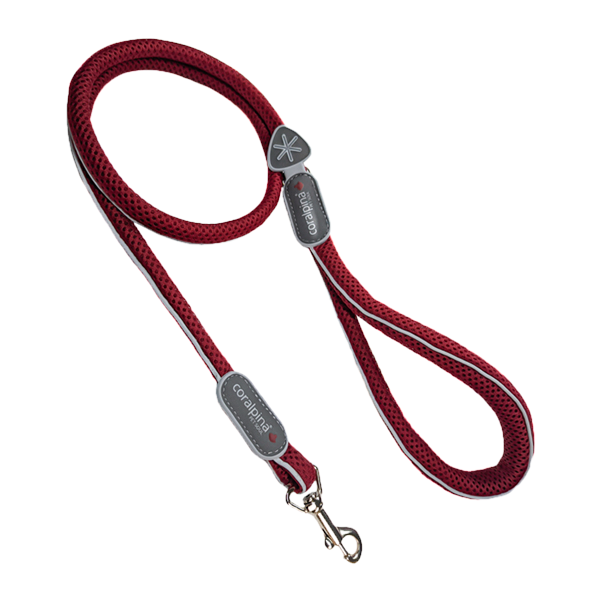 Coralpina Cinquetorri Dog Leash - Red Wine