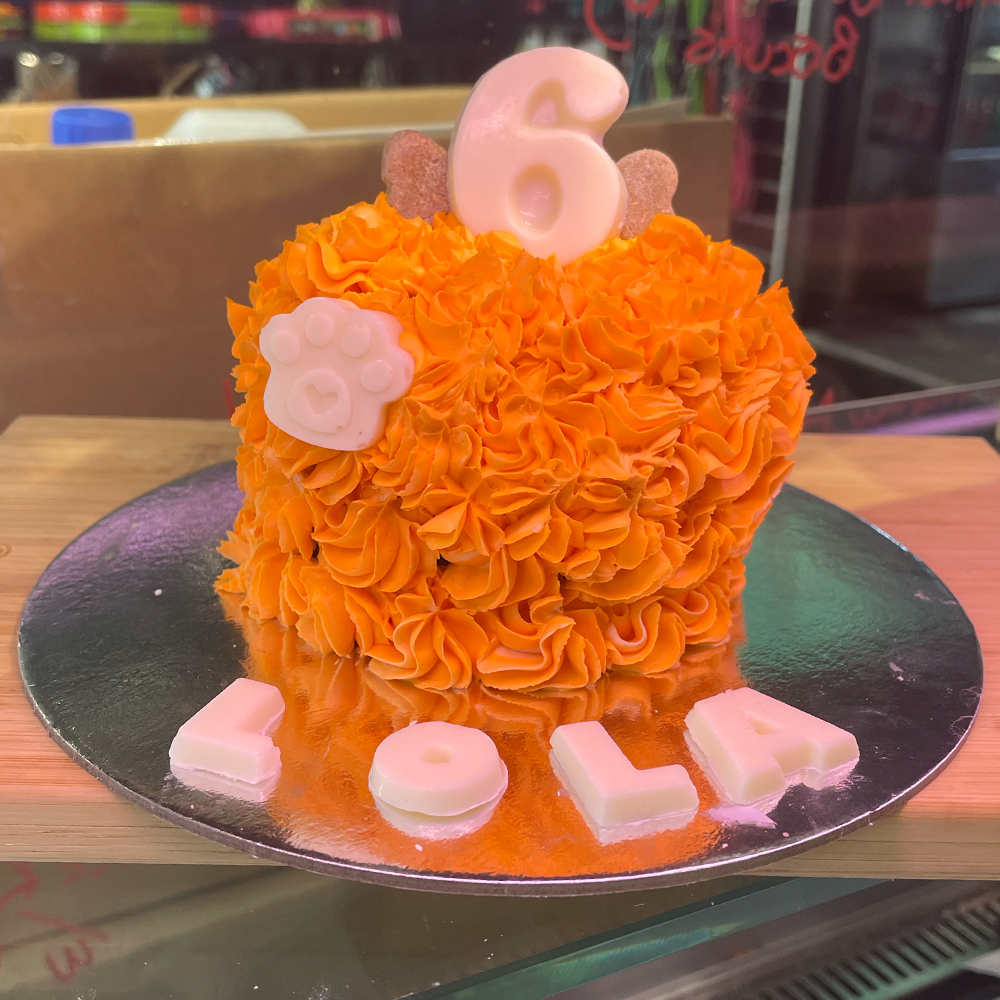 Small Deluxe Dog Birthday Cake