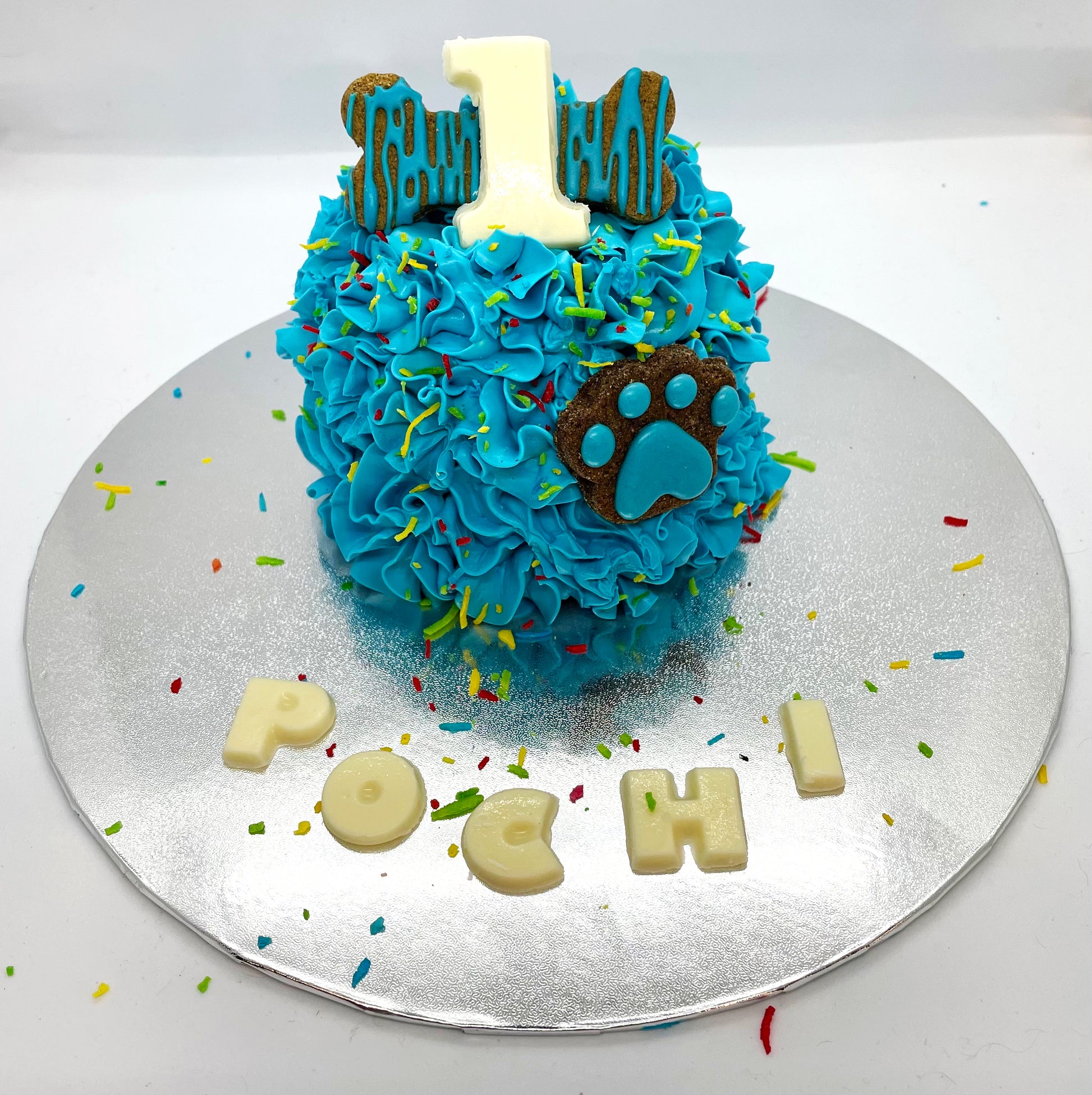 Small Deluxe Dog Birthday Cake