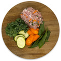 Raw Free Range Chicken Mince with Vegetables